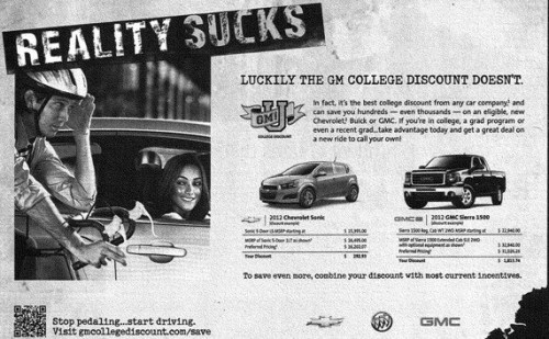 GM "Reality Sucks Ad"
